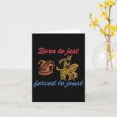 Carte Né À Jest Forcé À Joust Design (Fleur jaune)