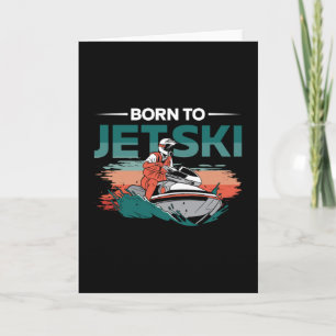 Carte Né À Jetski Jet Ski Eau Sports Jet Ski