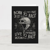 Carte Né À La Course (Devant)