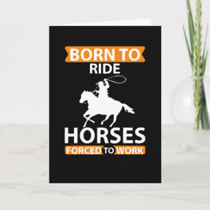 Carte Né à Ride Hors