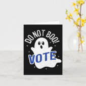 Carte Ne Boo Pas ! Vote Ghost Élections Démocratie Améri (Fleur jaune)
