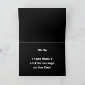Carte Ne buvez pas trop (Intérieur)