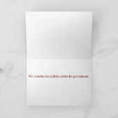 Carte Ne comptez pas les poussins (Intérieur)
