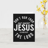 Carte Ne courez pas de la tenue de Pâques du Seigneur Jo (Fleur jaune)