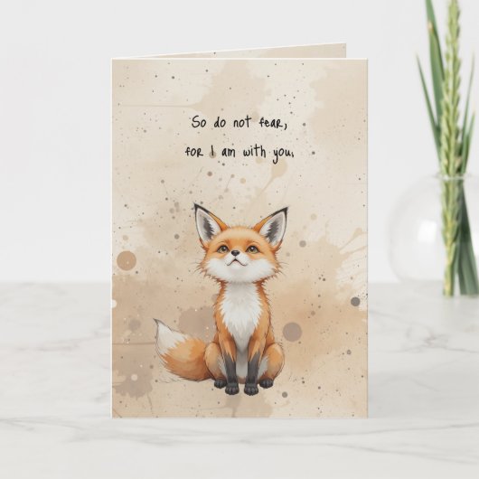 Carte Ne craignez pas Verset de la Bible (Devant)