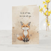 Carte Ne craignez pas Verset de la Bible (Fleur jaune)