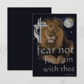 Carte Ne crains pas car je suis avec toi (Devant / Derrière)