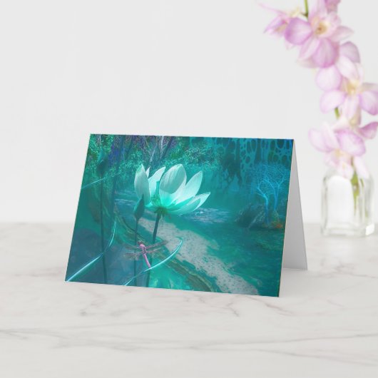CARTE NÉ DE DRAGONFLY (Orchidée)