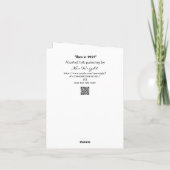 Carte Né en 1951 Anniversaire faits amusants (Dos)