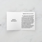 Carte Né en 1957 Anniversaire faits amusants (Intérieur)