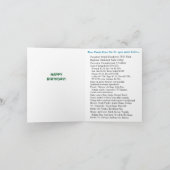 Carte Né en 1958 Anniversaire Fun Facts (Intérieur)