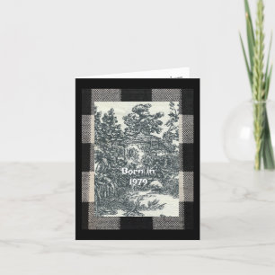 Carte Né en 1979 Anniversaire Fun Facts