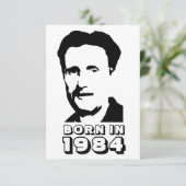 Carte Né en 1984 (George Orwell) (Debout devant)