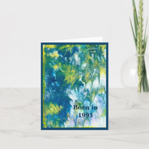 Carte Né en 1993 Anniversaire Fun Facts