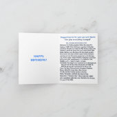 Carte Né en 1995 Anniversaire Fun Facts (Intérieur)