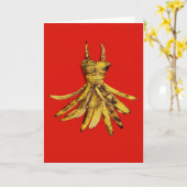 Carte ne glisse pas (Fleur jaune)