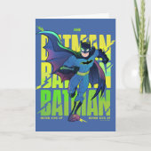 Carte Ne jamais abandonner Batman en cours d'exécution g (Devant)