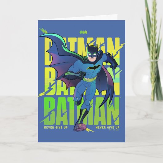 Carte Ne jamais abandonner Batman en cours d'exécution g (Devant)