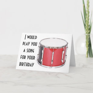 CARTE NE JOUERA PAS DE CHANSON **CARTE D'ANNIVERSAIRE DU