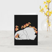 Carte Ne laissez pas les dindes vous abattre (Fleur jaune)