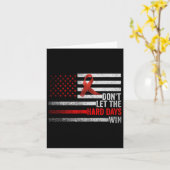 Carte Ne laissez pas les jours difficiles gagner World S (Fleur jaune)