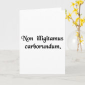 Carte Ne laissez pas les salauds vous défoncer. (Fleur jaune)