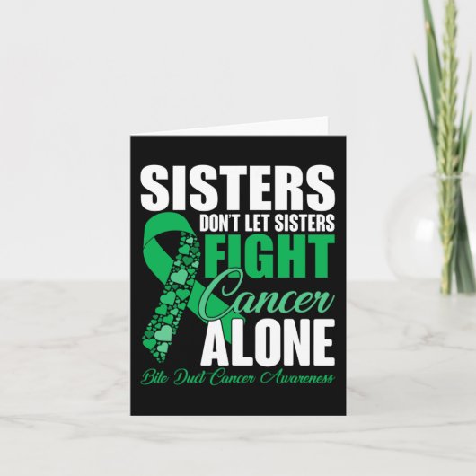 Carte Ne laissez pas les soeurs combattre le cancer seul (Devant)