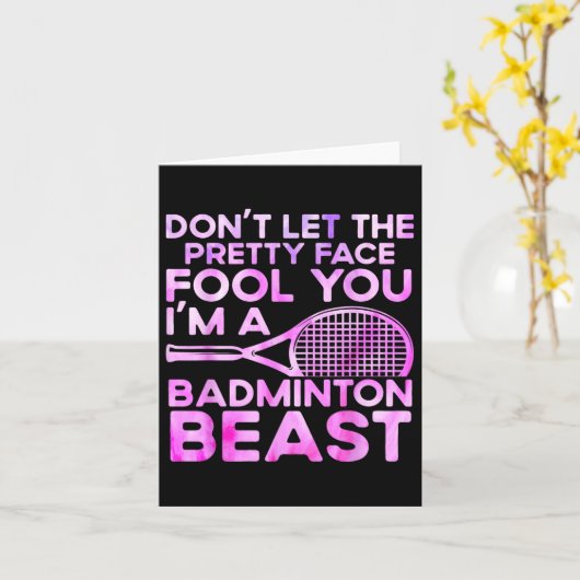 Carte Ne Laissez Pas Plutôt Face Vous Refuser Je Suis Un (Fleur jaune)