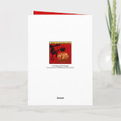 Carte Né l'année du Singe 1968 astrologie chinoise Zodia (Dos)