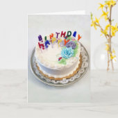 Carte Ne le soufflez pas (Fleur jaune)