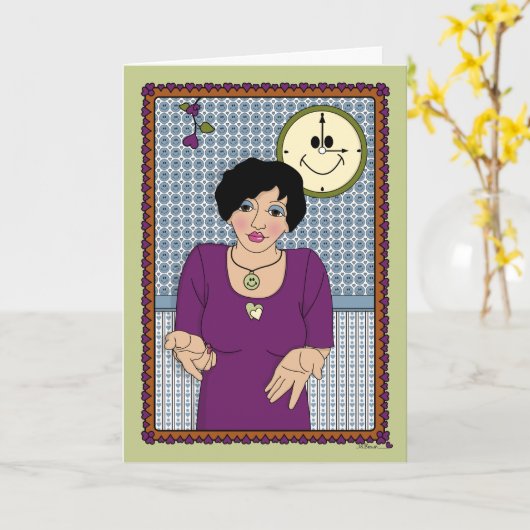 Carte Ne l'écrivez pas_A_Salutation (Fleur jaune)