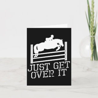 Carte Ne Manquez Pas Le Citation De Saut Équestre Horseb