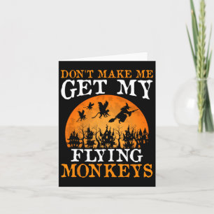 Carte Ne me faites pas appeler mes singes volants 1 