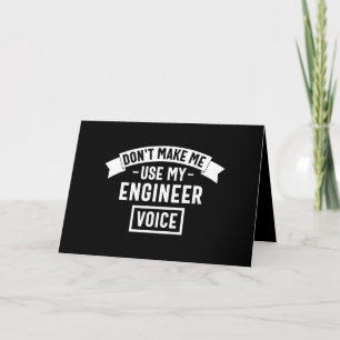 Carte ne me force pas à utiliser ma voix d'ingénieur