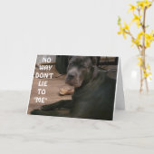 CARTE NE ME MENTEZ PAS, TU NE PEUX PAS AVOIR 18 ANS ! ! (Fleur jaune)