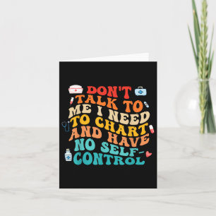 Carte Ne Me Parlez Pas J'Ai Besoin De Graphique Citation