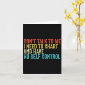 Carte Ne me parlez pas Je dois me représenter et ne pas (Fleur jaune)