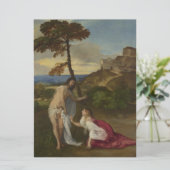 Carte Ne me touchez pas (par Titian) (Debout devant)