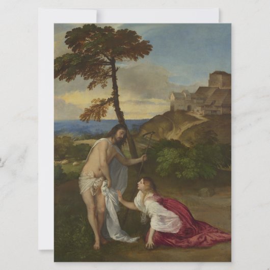 Carte Ne me touchez pas (par Titian) (Devant)