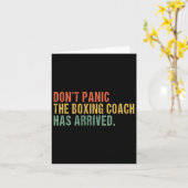 Carte Ne paniquez pas (Fleur jaune)