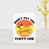 Carte Ne Pas Attirer Les Vaches Fluffantes, Les Vaches F (Fleur jaune)