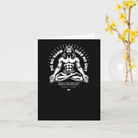 Carte Ne pas endommager Sticker (Fleur jaune)