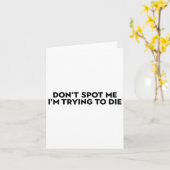 Carte Ne pas me repérer2 (Fleur jaune)