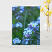 Carte Ne pas oublier (Fleur jaune)