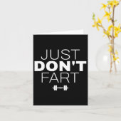 Carte Ne pas péter1 Juste ne pas péter (Fleur jaune)