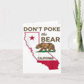 Carte Ne pas prendre l’ours en Californie (Devant)