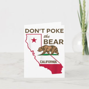 Carte Ne pas prendre l’ours en Californie