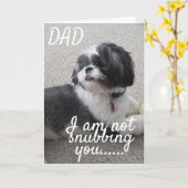 CARTE **NE PAS VOUS NUBER PÈRE MAIS VOUS SOUHAITER ANNIV (Fleur jaune)