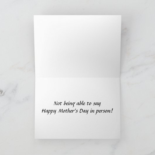 CARTE NE PEUT PAS VOUS MANQUER LE JOUR DE LA MÈRE (Intérieur)