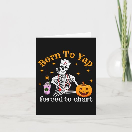 Carte Né pour bavasser forcé de cartographier Skeleton C (Devant)